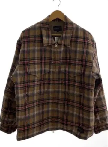 펜들턴 체크 CPO 자켓 울 베이지 계열