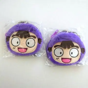 닌타마 란타로 미니 파우치 키링 오하마 칸에몬 2개