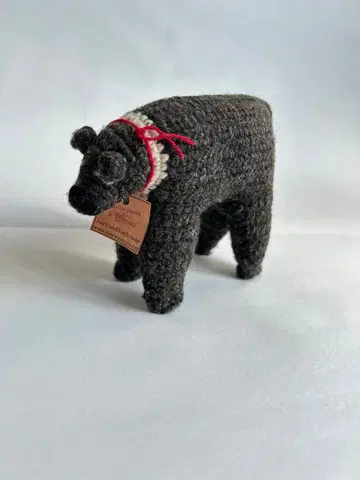 다크 그레이 곰 봉제 인형