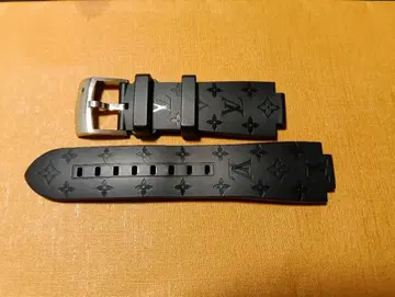 탬버 GM용 모노그램 러버 스트랩 L 블랙