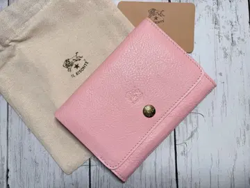 새상품 일비종떼 한정 컬러 접이식 지갑 로사 파리도 핑크