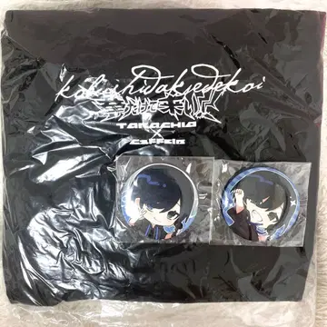 카페인 주먹만으로 와라!! T셔츠 캔뱃지 묶음 판매 미개봉 새상품