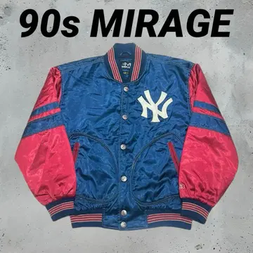 90s MIRAGE New York 양키스 바시티 자켓 M 사이즈