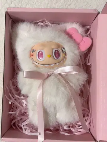 LABUBU 커스텀 개조 핸드메이드 소프트 비닐 봉제 인형