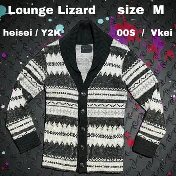 라운지 리자드 M 가디건 y2k heisei 비주얼 락