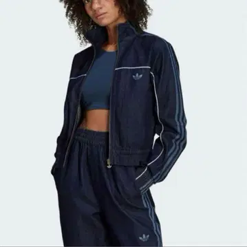 adidas original 트랙 자켓 데님 인디고 M 사이즈