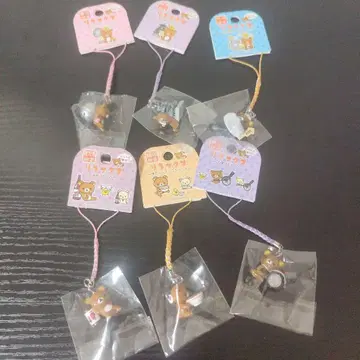 리락쿠마 지역 한정 스트랩 6개 세트