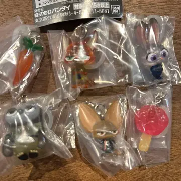 주토피아 메지루시 액세서리 컴플리트 전 6종 가챠