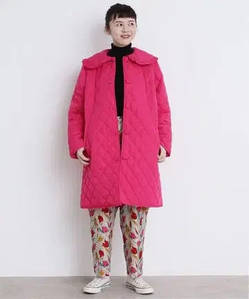 dot & stripes child woman 퀼팅 코트