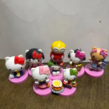 헬로키티 피규어 7체 세트