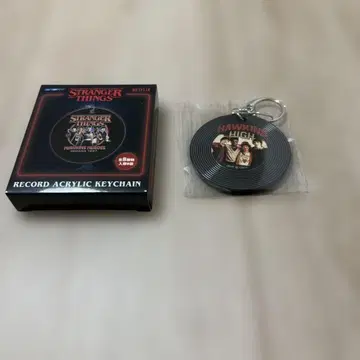 기묘한 이야기 레코드 아크릴 키링