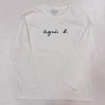agnes b. 에네스베 로고 긴팔 티셔츠 사이즈 2
