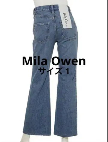 Mila Owen 부츠컷 데님 라이트 블루 면 100% 사이즈 1