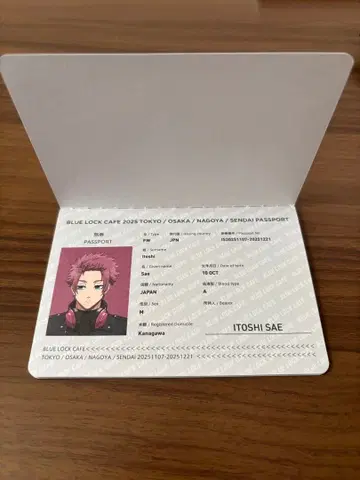 블루 록 special trip 여권 이토시 사에