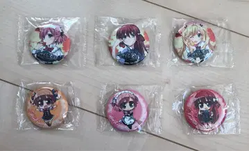 미개봉 그리자이아의 과실 캔뱃지 6개 세트