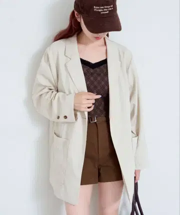 Kastane 백슬릿 자켓 아이보리