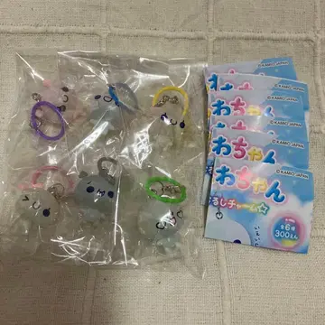 푸쿠푸쿠 아와와짱 표식 액세서리 가챠 6종 컴프 세트