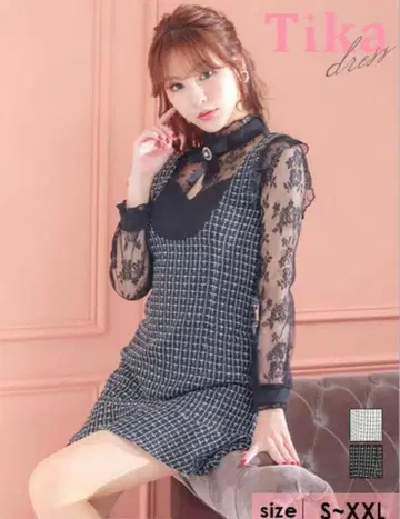 Tika 드레스 블랙 S 사이즈