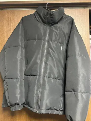 블랙 다운 자켓 스탠드 카라