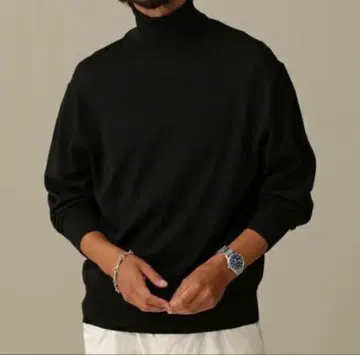 나노 유니버스 LB.03/보풀 없는 니트/슈퍼 파인 게이지 터틀