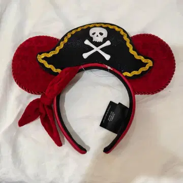 디즈니 캘리포니아 애너하임 머리띠 해적 한정판 레어