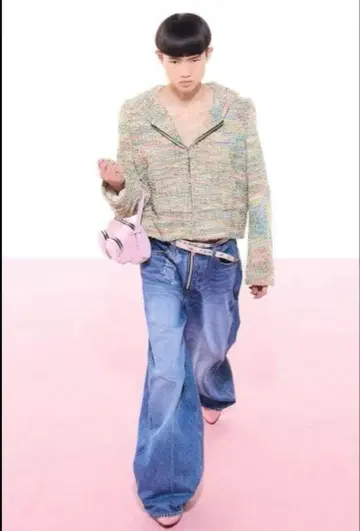 CANDY TWEED ZIP-UP HOODIE 48