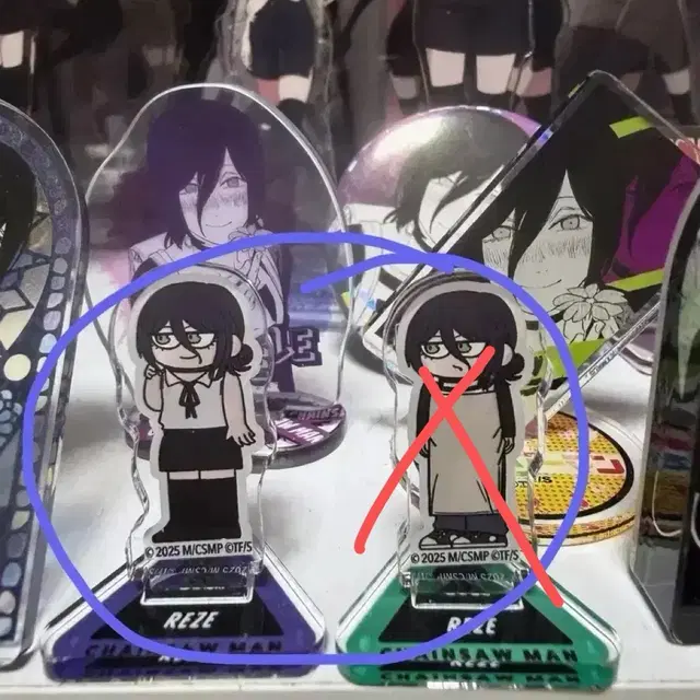 체인소맨 레제 지로리 미니 아크릴 스탠드