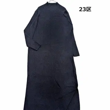 23구 [빅 사이즈 4L] 멀버리 실크 코튼 리브 니트 원피스 세탁 가능