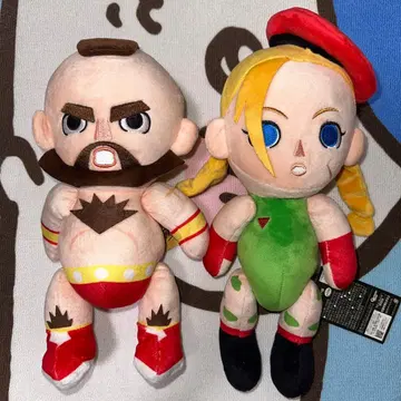 Zangief & Cammy 스트리트 파이터 2 봉제 인형