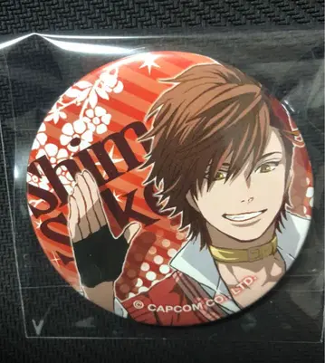 귀중 시마 사콘 학원 BASARA 캔뱃지 CAPCOM