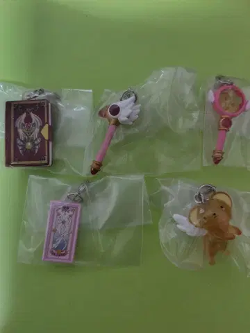카드캡터 사쿠라 메지루시 액세서리 2 5종 세트