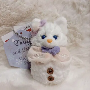 디즈니 크리스마스 리나벨 봉제 인형 참 키체인 눈사람