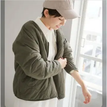 플리스 자켓 올리브 그린 베이지
