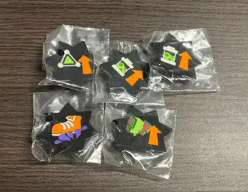 스플래툰 3 기어 파워 조각 핀 배지 5개 세트