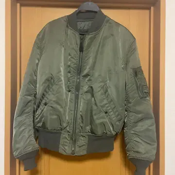 USA 80s ALPHA MA-1 flight jacket 카키 L