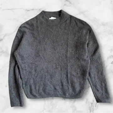 투모로우랜드 울 퍼지 니트 스웨터 모카 S 하이넥 겨울