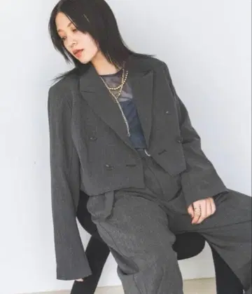 JEANASIS 숏 테일러드 W 자켓