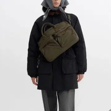 POIK 백 미들 멀티 포켓 크로스백