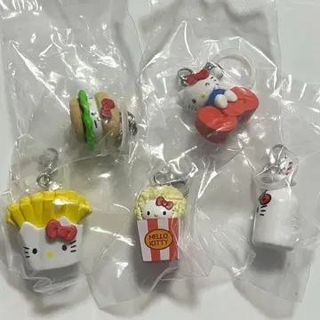 헬로키티 아메리칸 디자인 메지루시 액세서리 가챠 컴플리트