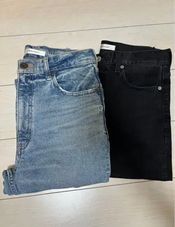 moussy 스키니, 스트레이트 2개 세트