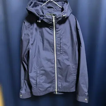 NANO UNIVERSE 네이비 후드 부착 나일론 자켓