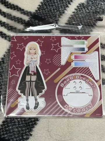 뱅드림 10주년 전시회 도로리스 삼각 초화 아크릴 스탠드