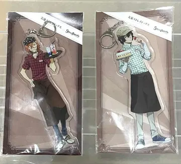 문호 스트레이독스 스이파라 콜라보 아크릴 키링 나카하라츄야 다자이 오사무