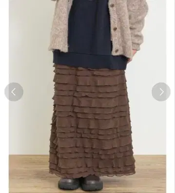 SM2 셔링 프릴 내로우 스커트