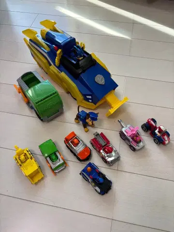 [ 새상품급 ] 파우 패트롤 차량 세트