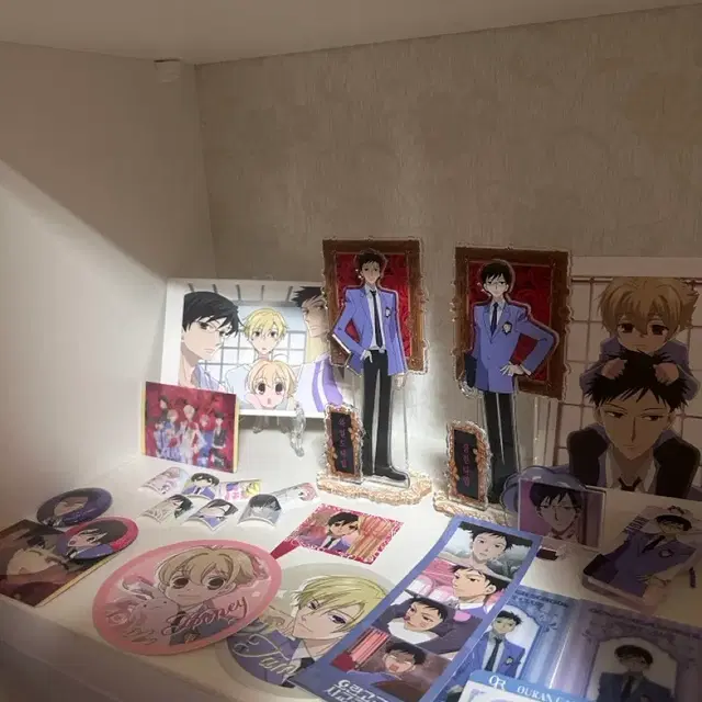 오란고교 사교클럽 호스트부 모리 쿄우야 아크릴스탠드 팝업 콜라보카페 일괄