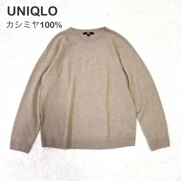 유니클로 UNIQLO 캐시미어 100% 크루넥 스웨터 XL