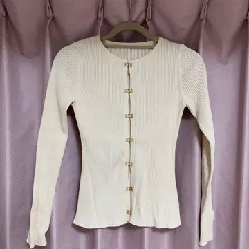 STUDIOUS/스튜디어스 ] 후크 디테일 니트 가디건