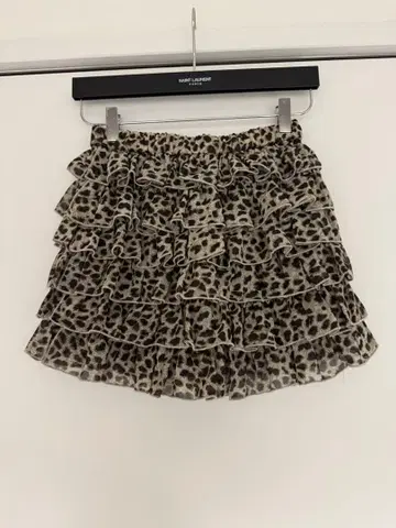 FOREVER21 레오파드 무늬 프릴 미니 스커트