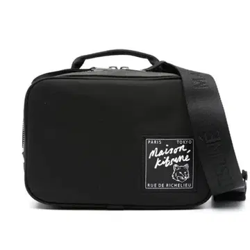 메종 키츠네 블랙 숄더백